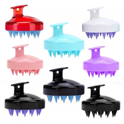 Silicone Head Body Scalp Massage Brush Shampoo Hair Washing Clean Comb Shower Bath Spa Slimming Massage Health Beauty Brush